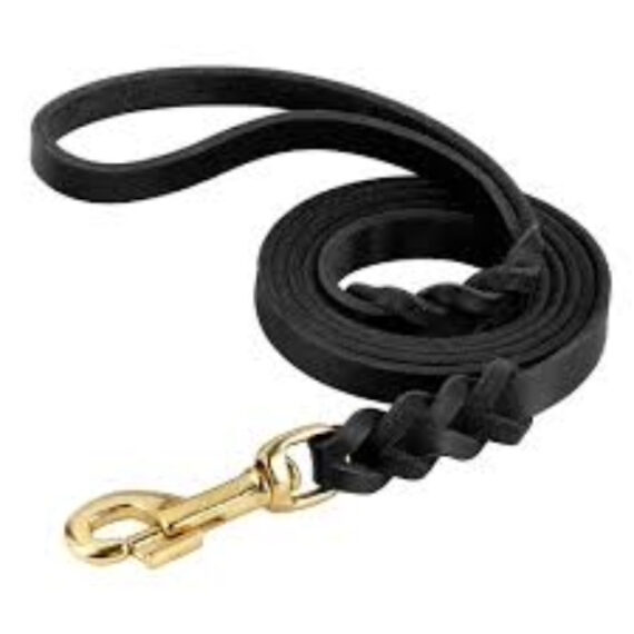 Large Leather Collar and Leash Set – Image 2